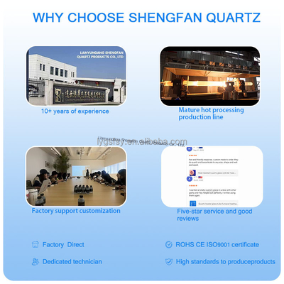 Đơn vị hóa Quadrated Silicon Quartz Glass Plate Clear Quartz Glass Substrate Cho Nhiệt độ cao