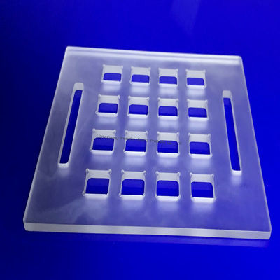 Tấm kính thạch anh SiO2 độ tinh khiết cao 99.99% chịu nhiệt độ cao 1100℃