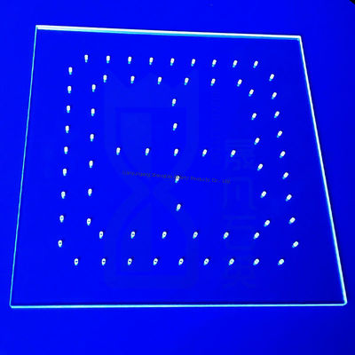 Laser cắt tùy chỉnh độ minh bạch cao JGS1 JGS2 JGS3 Bảng thạch anh cho máy lọc UV LED