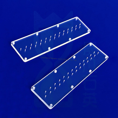 Tấm kính thạch anh chịu nhiệt độ cao tùy chỉnh CNC cho máy sấy