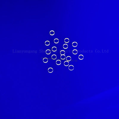 Tấm kính thạch anh nóng chảy trong suốt tia cực tím kích thước nhỏ cắt bằng laser cho cửa sổ buồng