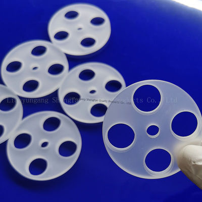 Tấm kính thạch anh SiO2 độ tinh khiết cao 99.99% chịu nhiệt độ cao 1100℃