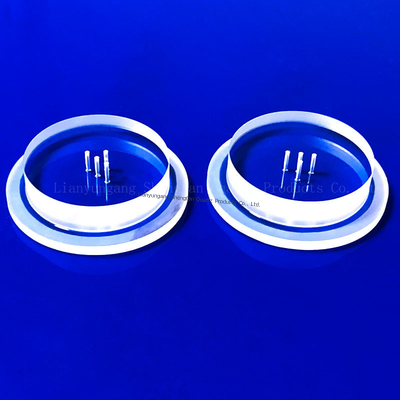 Tấm bước thạch anh JGS2 tùy chỉnh CNC độ chính xác cao, độ tinh khiết cao cho cửa sổ UV