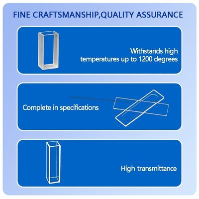 Cửa sổ kính thạch anh nóng chảy quang học tùy chỉnh với độ truyền sáng cao