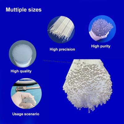 Nhiệt độ cao chống ăn mòn độ tinh khiết cao SiO2 φ1mm-φ5mm Quartz Glass Capillary