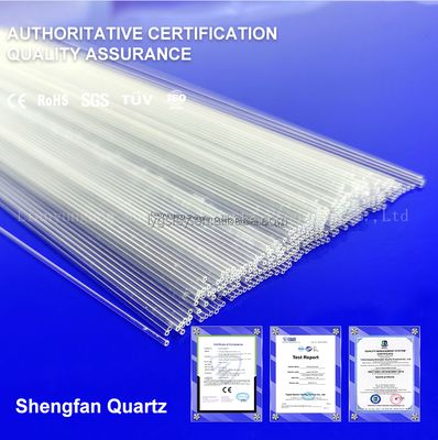 Kháng nhiệt độ cao Kháng ăn mòn Độ kính nhỏ Quartz Glass Capillary Tube