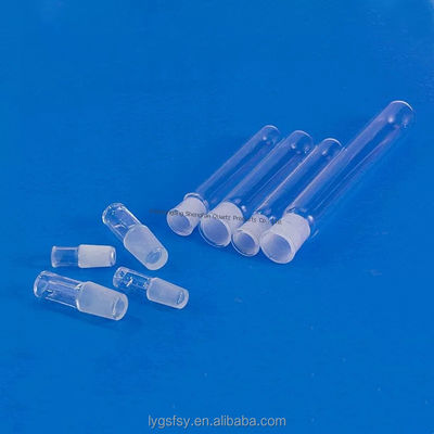 Ống thủy tinh thạch anh mật độ cao 2.2g/cm3 với điểm ủ 1180℃ và điểm ứng suất 1100℃ cho các ứng dụng công nghiệp