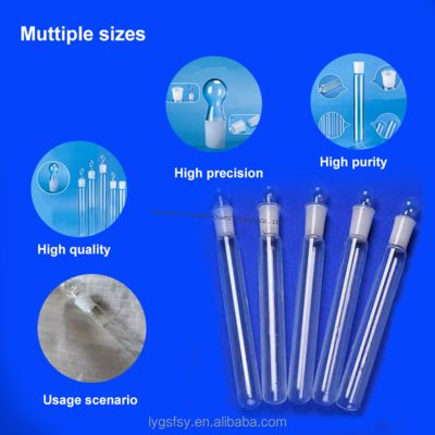 Ống thủy tinh thạch anh mật độ cao 2.2g/cm3 với điểm ủ 1180℃ và điểm ứng suất 1100℃ cho các ứng dụng công nghiệp