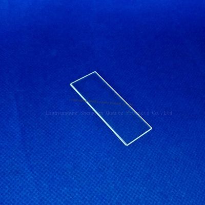 Độ tinh khiết cao 99,99% Kháng nhiệt độ cao Quartz Glass Plate kích thước tùy chỉnh cho các ứng dụng bán dẫn và quang học