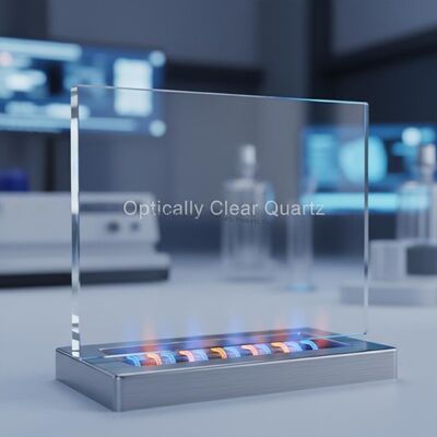 Optically Clear Quartz Glass Plate with Superior Hardness and Thermal Shock Resistance for Scientific Equipment