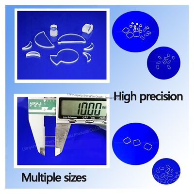 Manufacturer Support Custom 99.99% SiO2 Fused Quartz  Glass Sheet  For Window