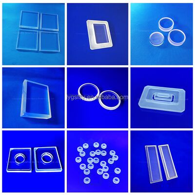Manufacturer Support Custom  Fused  Thick Quartz Sheet  With Hole