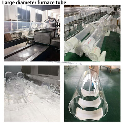 Tùy chỉnh chống ăn mòn Boro3.3 Khả năng chống cháy dầu trong suốt ống kính ống thủy tinh Silicon Quartz Glass Tube