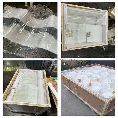 Ống thủy tinh cách nhiệt thạch anh điện tốt cho nguồn / chất bán dẫn