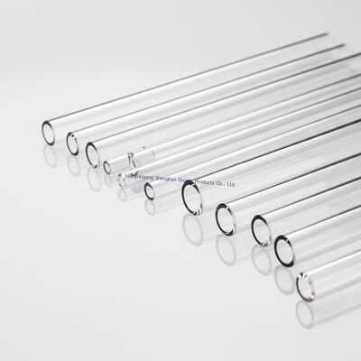 Ống thủy tinh thạch anh trong suốt ổn định nhiệt không có bọt khí và truyền sáng cao