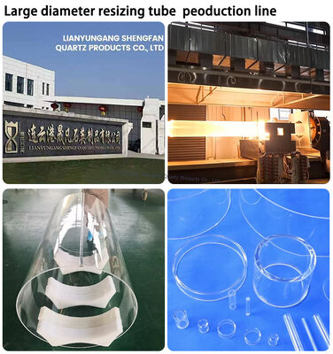 Ống thủy tinh thạch anh độ tinh khiết cao 99,99% với nhiệt độ làm việc 1100℃ và chống tia cực tím