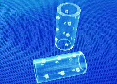 Độ tinh khiết cao Quartz Glass Tube Clear Crystal Cốc nhỏ Kích thước tùy chỉnh