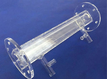Kích thước chính xác Kích thước ống nghiệm thủy tinh Transparant lớn 100-400 OD Đường kínhUv Bảo vệ ống thạch anh hợp nhất, Silica Glass T