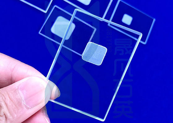Gia công khe của Khe vuông tròn trong suốt mờ với khe thủy tinh thạch anh có độ tinh khiết cao