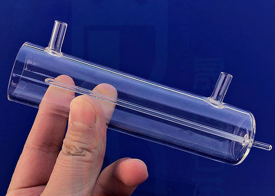 Phòng thí nghiệm Ống thủy tinh thạch anh SIO2 có vách ngăn kép Ống thủy tinh thạch anh cường lực