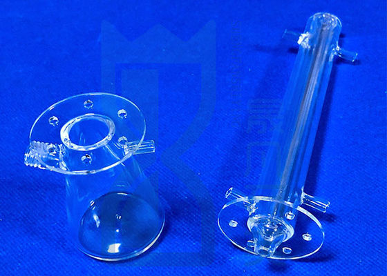 Kích thước chính xác Thủy tinh hợp nhất Ống thạch anh trong suốt 100-400 OD Uv Bảo vệ Silica