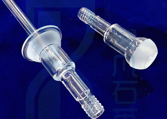 Ống thủy tinh thạch anh OD300mm SIO2 cho mặt bích lò nung ống
