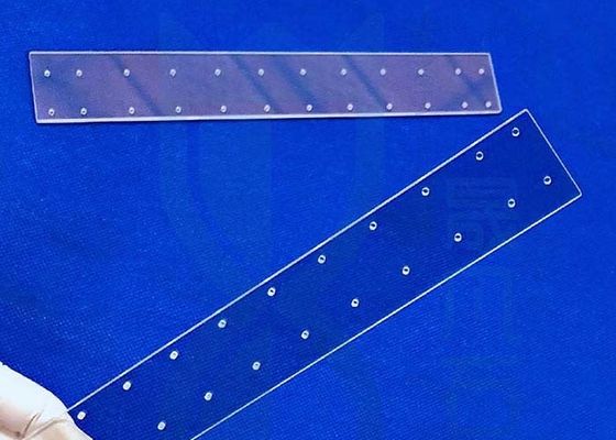92% chất nền thủy tinh thạch anh trong suốt với lỗ khoan laser