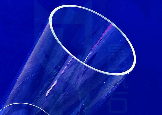 Đường kính lớn Ống thủy tinh thạch anh trong suốt 2,2g / Cm3 Chịu nhiệt