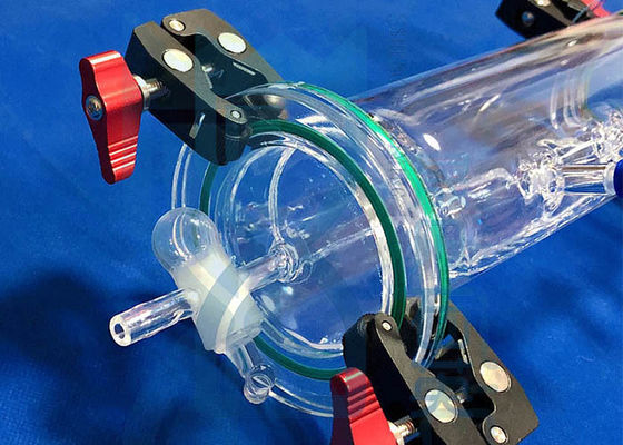 Gas Frosted Glass Valve Lò phản ứng thạch anh Phòng thí nghiệm Khoa học Đồ thủy tinh