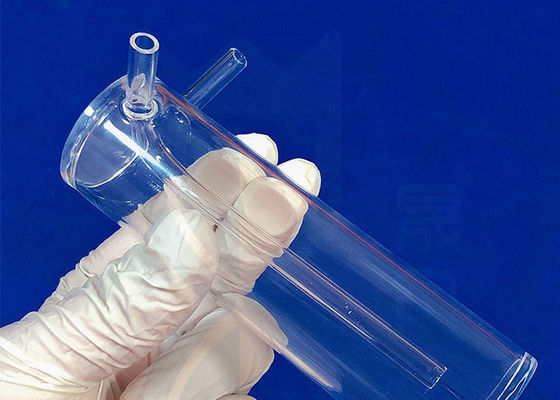 Lò phản ứng thủy tinh thạch anh trong suốt để phân tách thử nghiệm hóa học