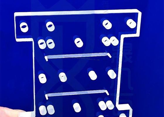 Tùy chỉnh nhiệt độ cao Quartz tấm thủy tinh cho máy khắc