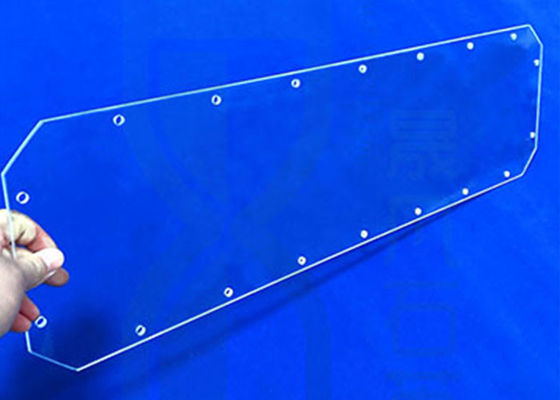 Kích thước lớn Tấm thủy tinh thạch anh 20/40 trong suốt được đánh bóng Uv trong suốt