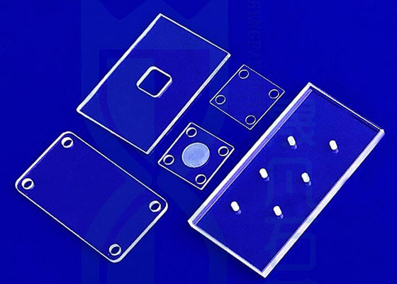 Máy Cnc tấm kính thạch anh SIO2 tùy chỉnh Đánh bóng kích thước lớn