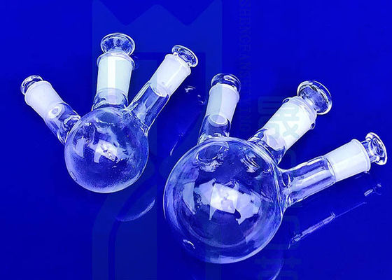 Ba núm trong suốt Bình đáy tròn bằng thạch anh Od 500mm