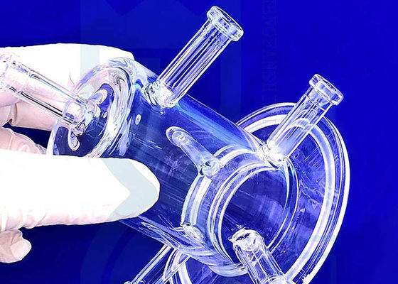 Morse 6.5 Thủy tinh tùy chỉnh 2.2g / Cm3 Dụng cụ thí nghiệm thạch anh cho ngành công nghiệp hóa chất