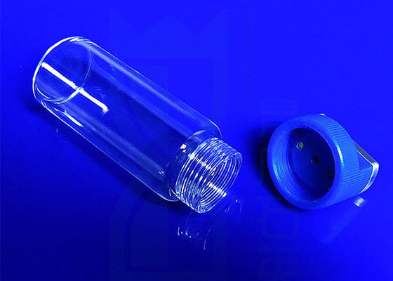 Trong suốt Chai thuốc thử thạch anh Silica SIO2 nung chảy với đầu ren vít