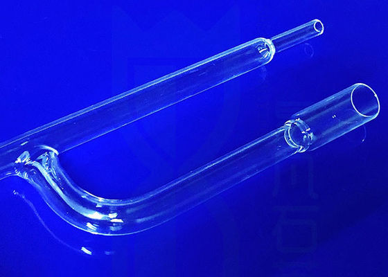 Nhiệt độ cao Lò phản ứng ống thạch anh trong suốt Xử lý nước kín