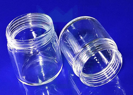 Chai thuốc thử phòng thí nghiệm tùy chỉnh trong suốt với vít 1750 ℃ ​​Điểm nóng chảy