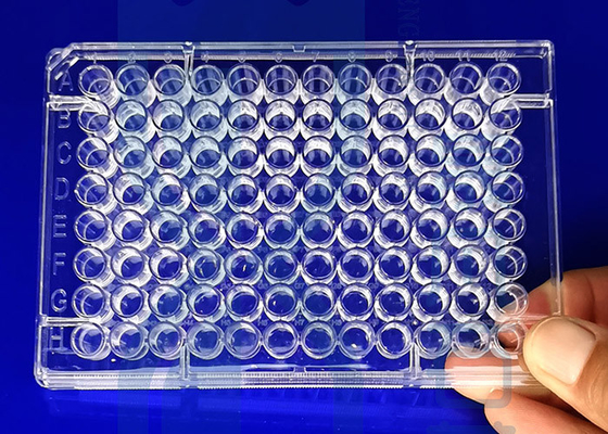 Máy gia công thủy tinh chính xác bằng thạch anh Tấm Hemagglutination SIO2 96 Giếng