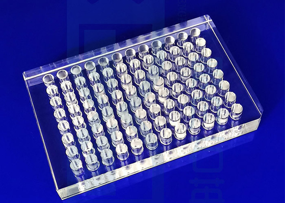 Máy gia công thủy tinh chính xác bằng thạch anh Tấm Hemagglutination SIO2 96 Giếng