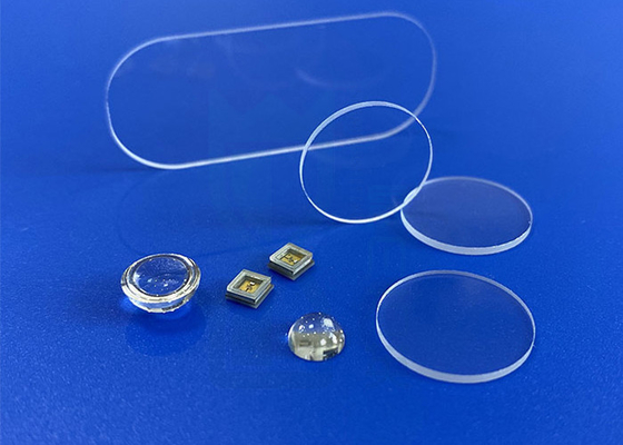 Tấm thủy tinh thạch anh hợp nhất silica Đĩa thủy tinh thạch anh quang học được đánh bóng Jgs1