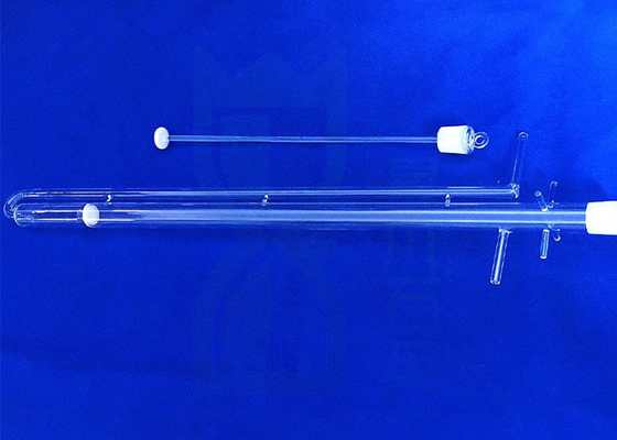 Máy sưởi ống nghiệm thủy tinh thạch anh trong suốt Xi lanh hợp nhất Silicon