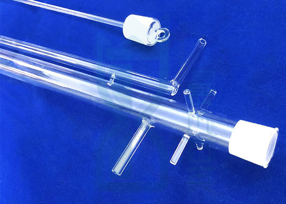Máy sưởi ống nghiệm thủy tinh thạch anh trong suốt Xi lanh hợp nhất Silicon