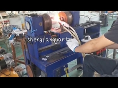 Độ tinh khiết cao Xử lý thêm ống thạch anh hợp nhất rõ ràng với các khe