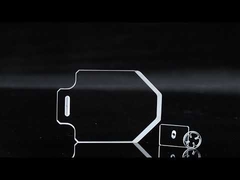 Tấm kính thạch anh đánh bóng hình chữ nhật chịu nhiệt độ cao