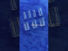 Clear Quartz Tube Long Durability với Quartz Grind Stopper Seal