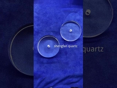 Đánh bóng thanh thủy tinh thạch anh trong suốt hợp nhất cho thanh sợi