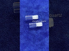 Quartz tinh khiết Glass Coil Tubing Processing 300mm OD UVC Light