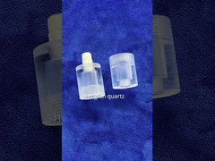 Trục vít Cuộn dây hợp nhất Vòng ống thủy tinh thạch anh Silica