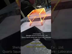 Các thùng chứa thạch anh nhiệt độ cao và chống ăn mòn được thiết kế theo yêu cầu của nhà máy